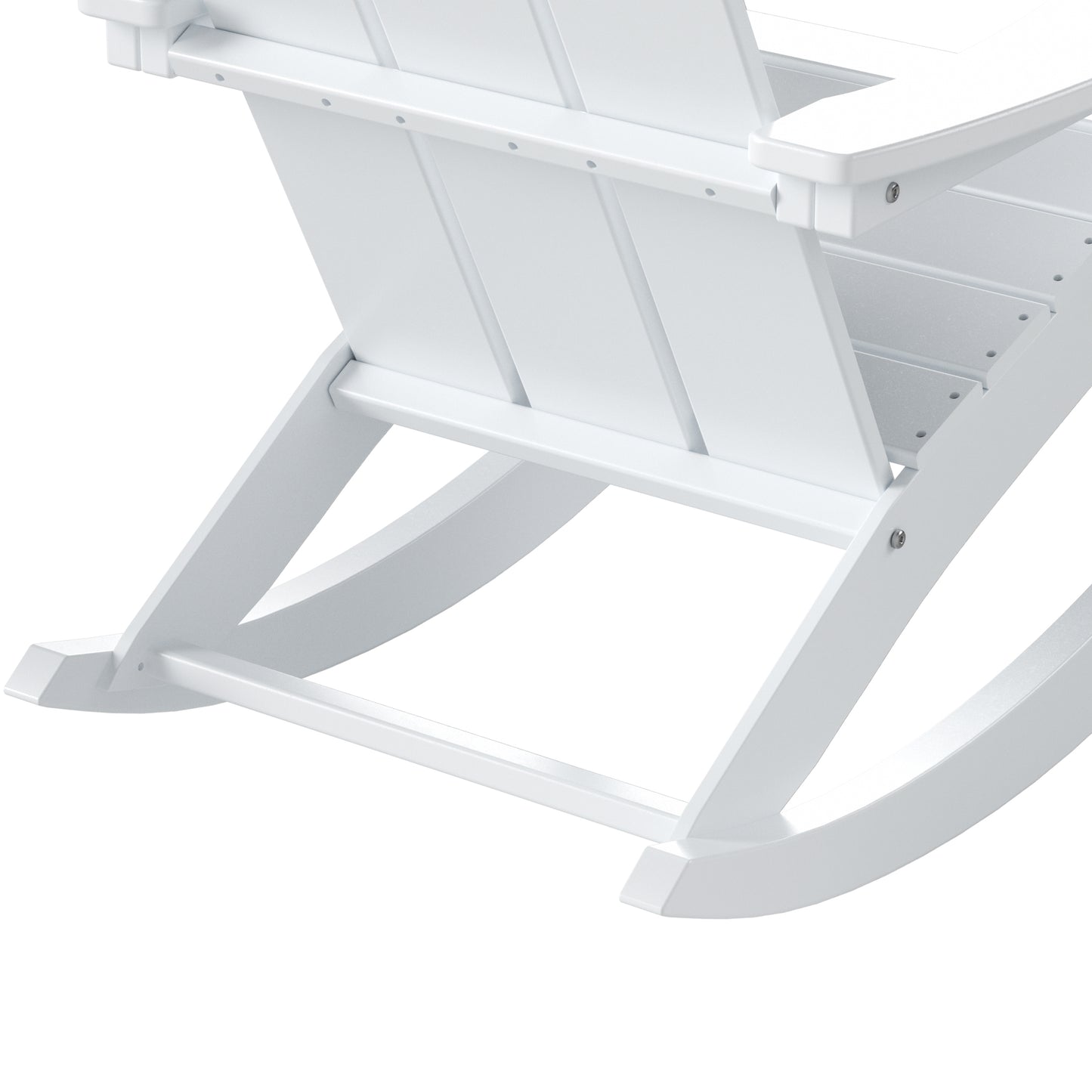 Malibu Modern All-Weather Outdoor Rocking Adirondack Chair