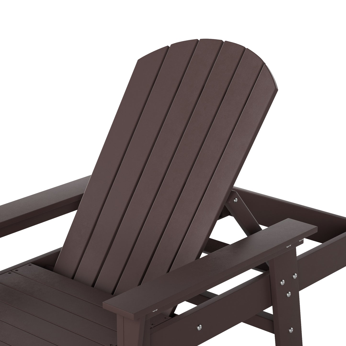 Westport Classic All-Weather Outdoor Adirondack Reclining Sun Lounger With Arms Rests