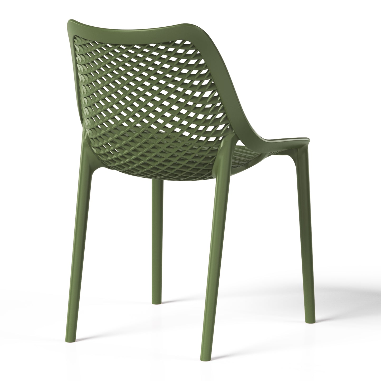 Polyform Stacking Dining Side Chair (Set of 2)