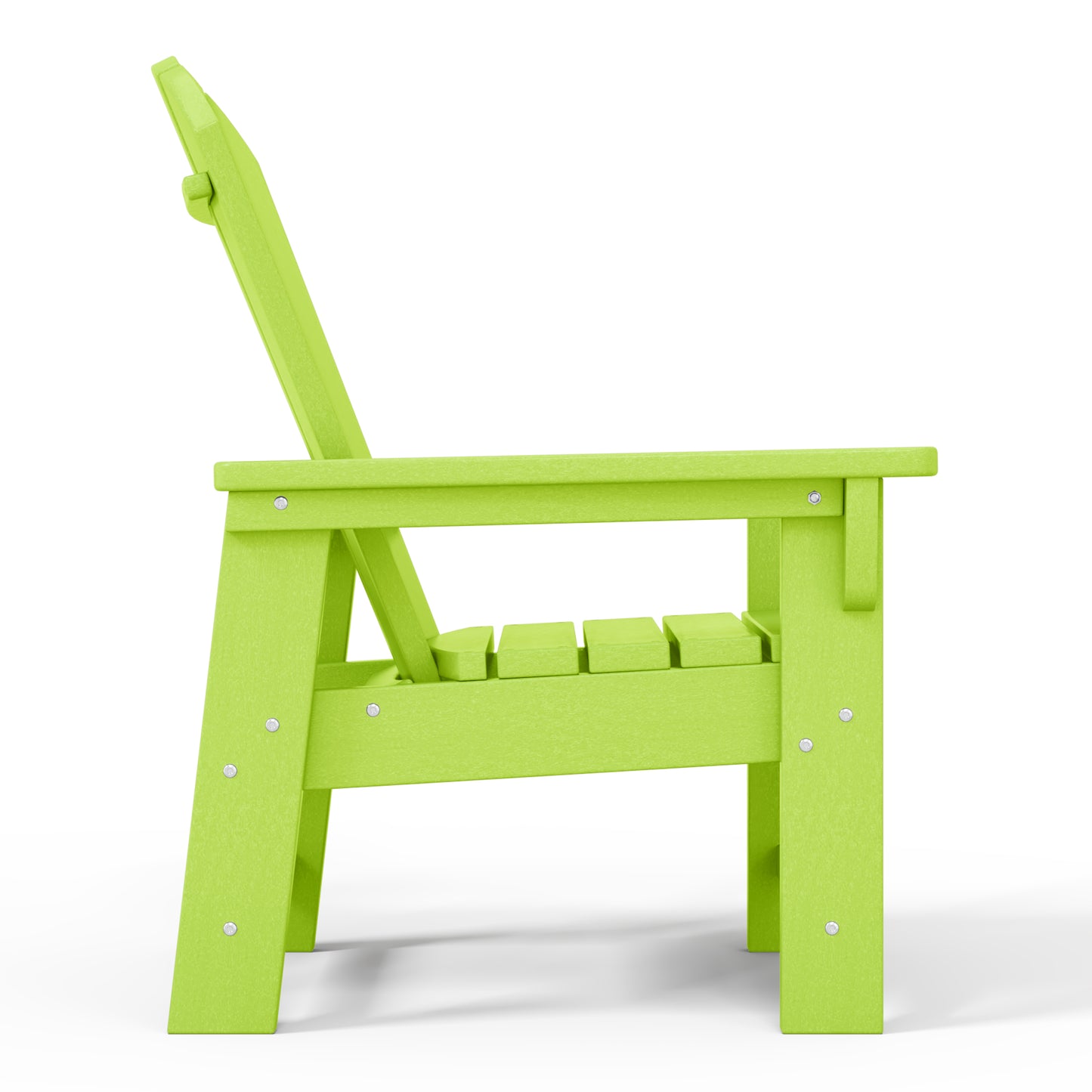 Tiny Terraces Kids' All-Weather Outdoor Poly Adirondack Chair