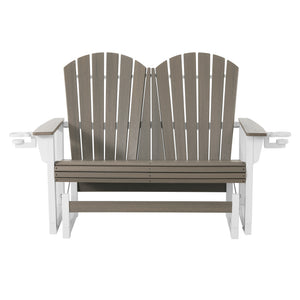 Adirondack 52“ Glider With Cup Holder
