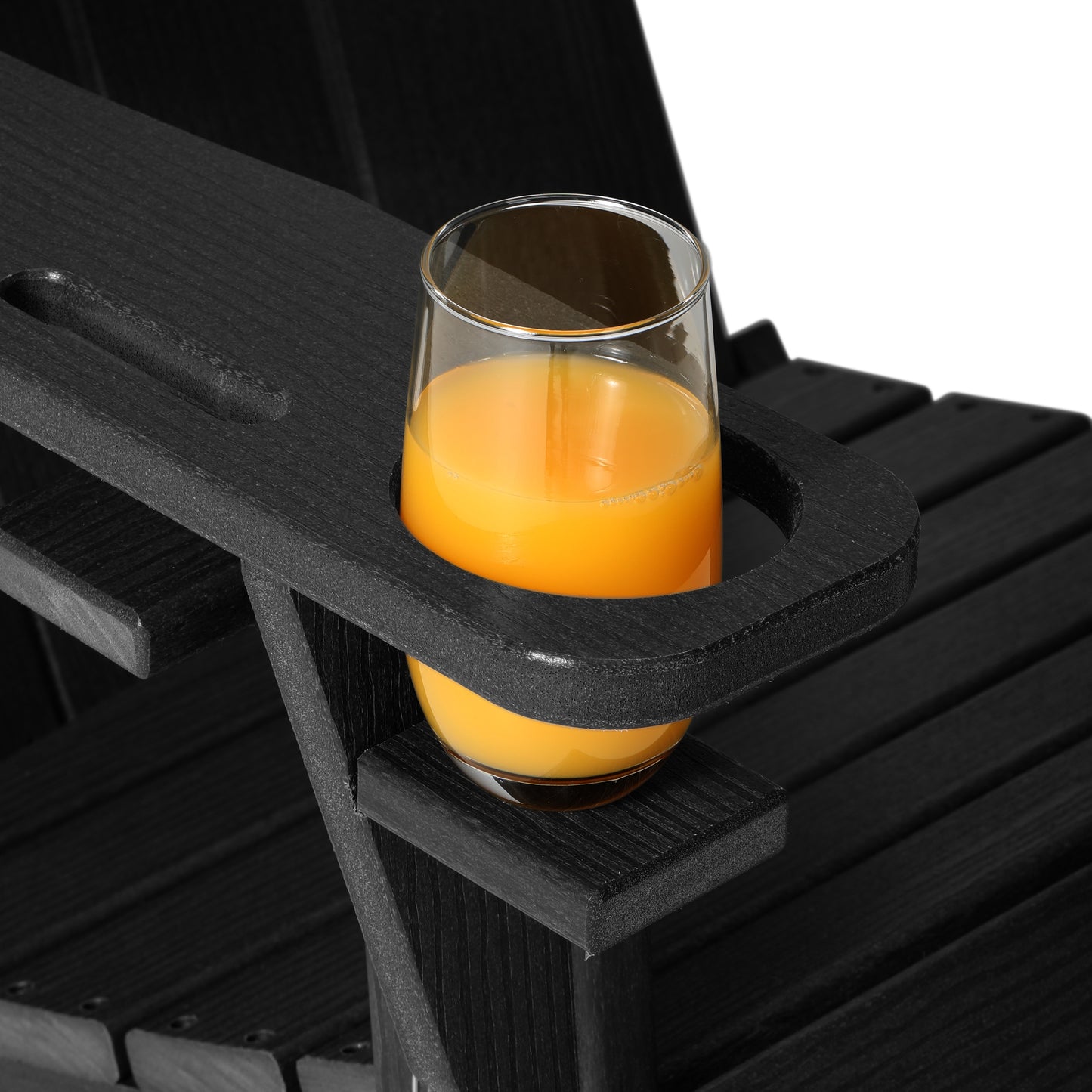 Chatham All-Weather Outdoor Folding Adirondack Chair with Cup Holder