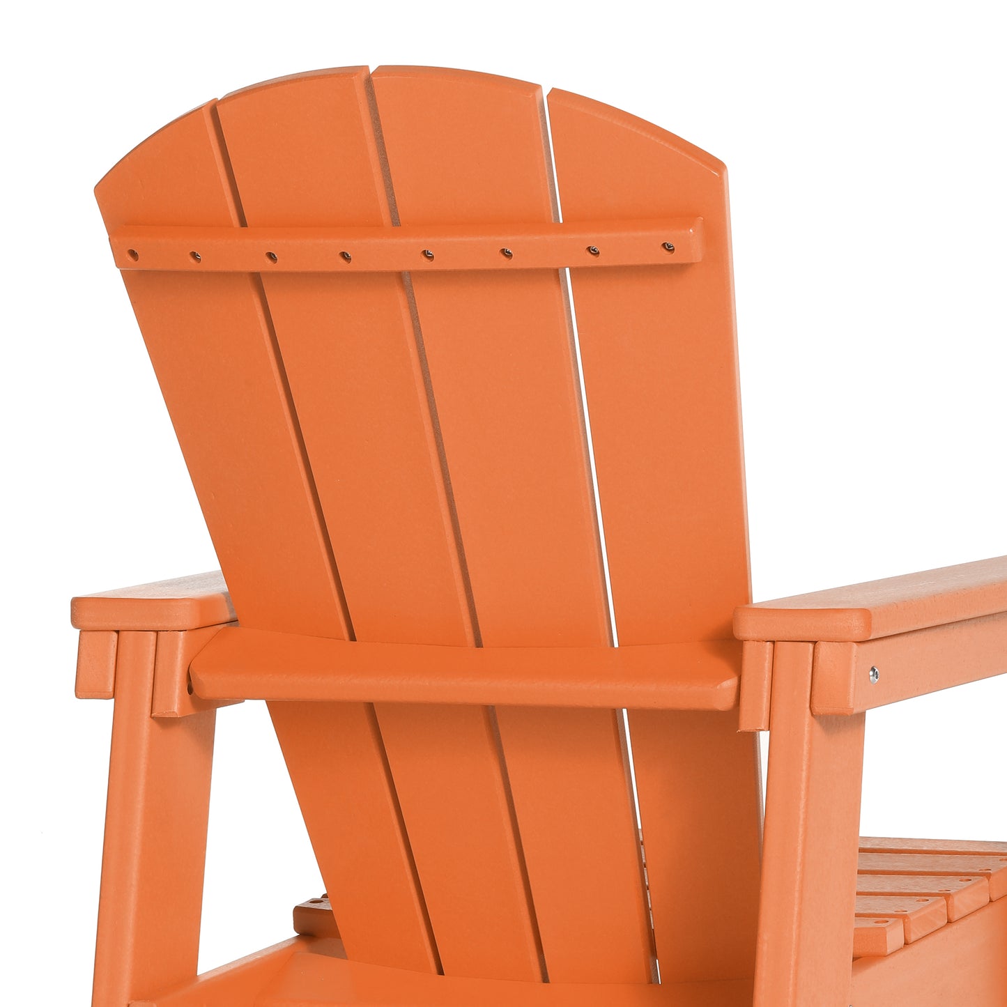 Tiny Terraces Kids' All-Weather Outdoor Poly Adirondack Chair