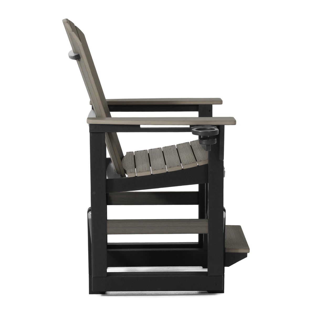 Adirondack Counter Glider With Cup Holder