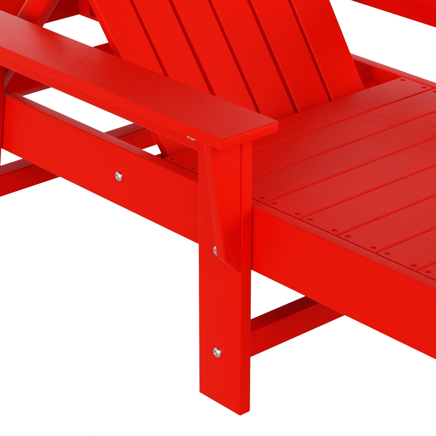 Westport Classic All-Weather Outdoor Adirondack Reclining Sun Lounger With Arms Rests