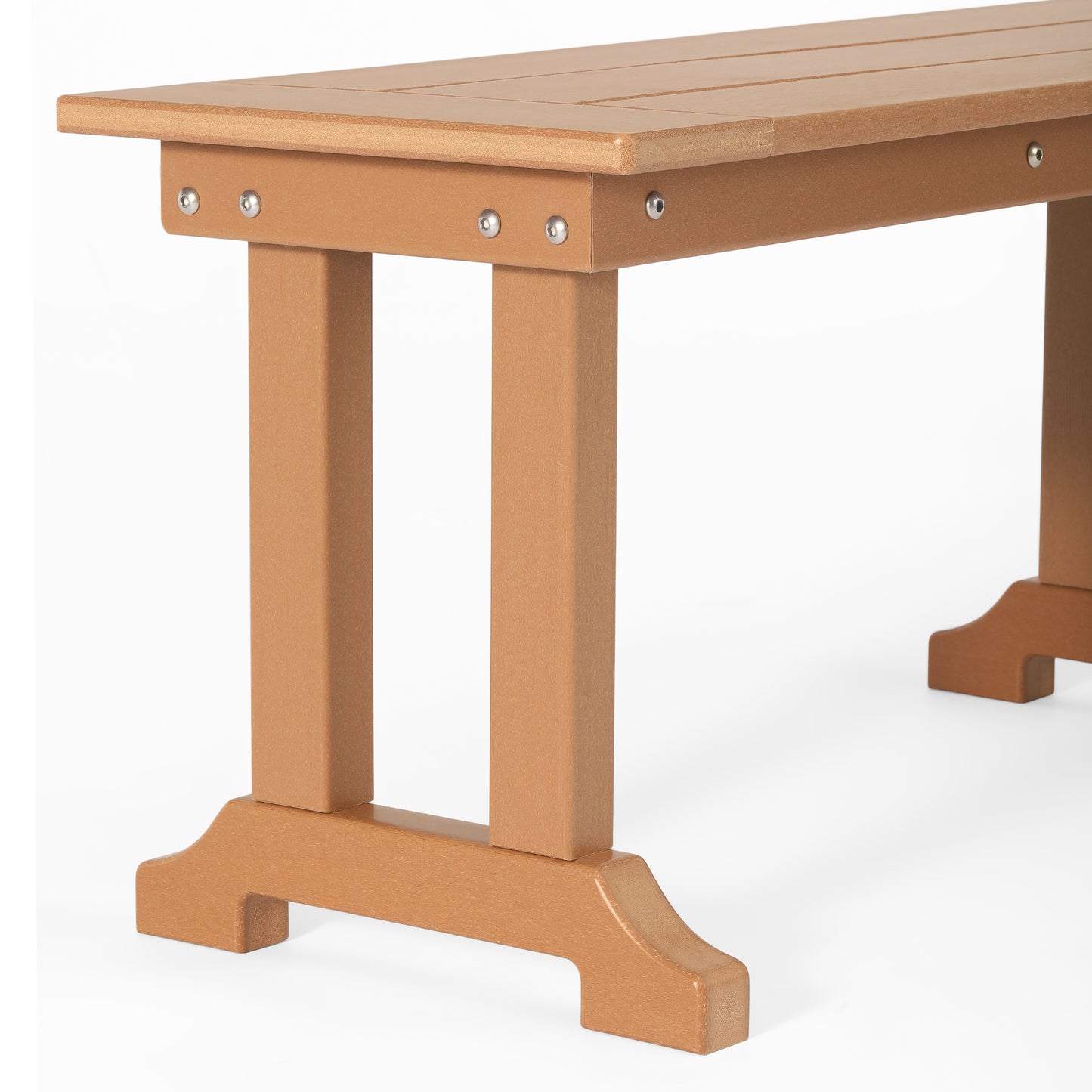 Tuscany All-Weather Outdoor 65" Trestle Dining Bench
