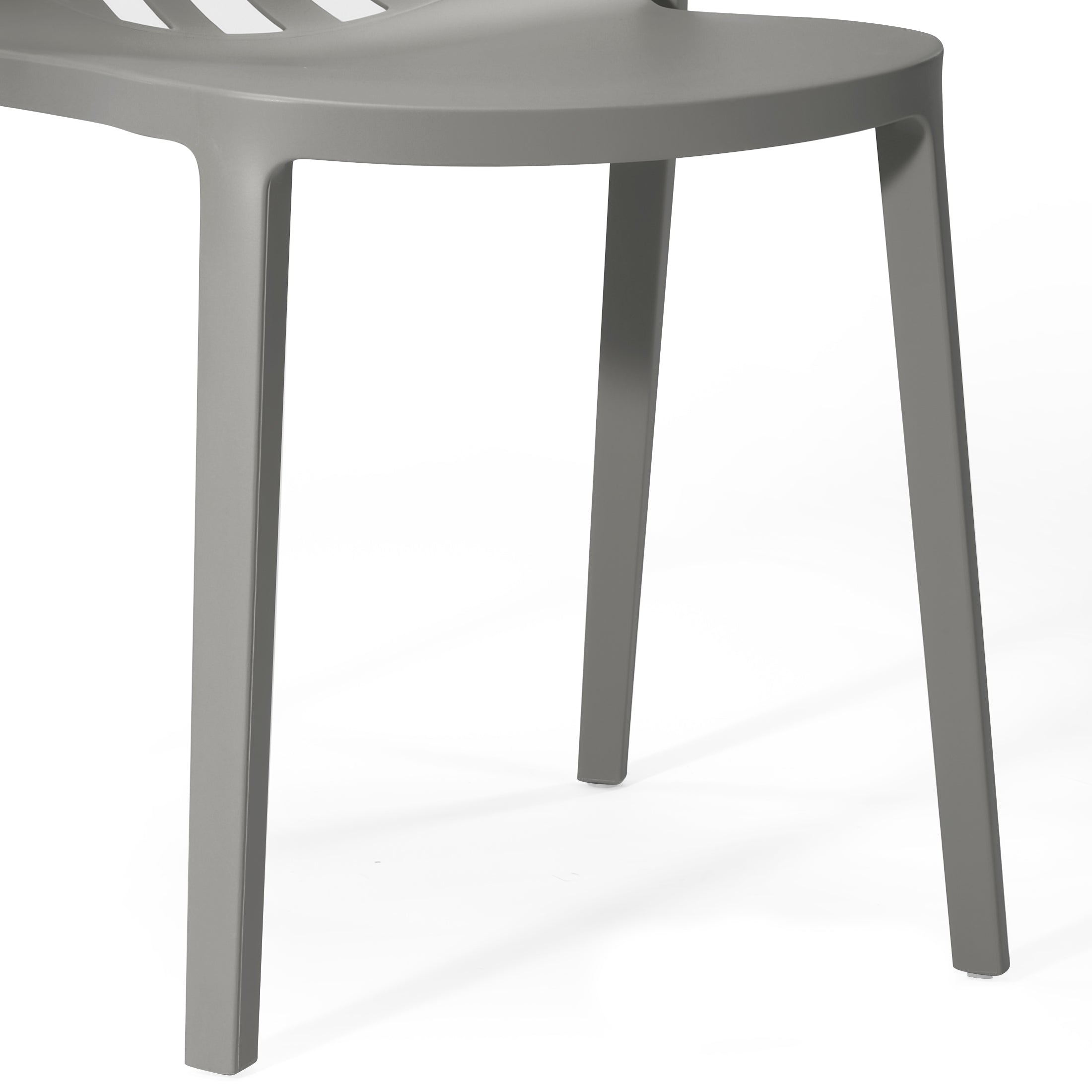 Patio Stacking Dining Side Chair (Set of 2)