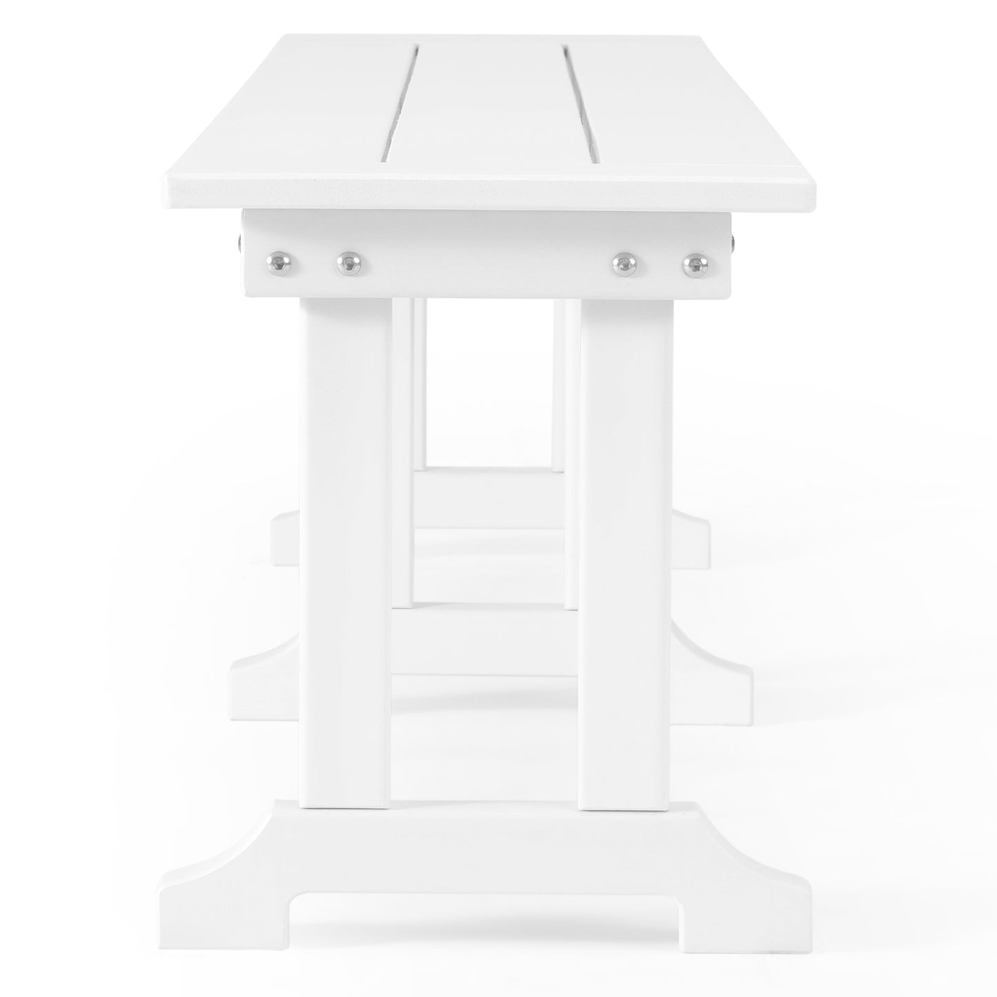 Tuscany All-Weather Outdoor 65" Trestle Dining Bench