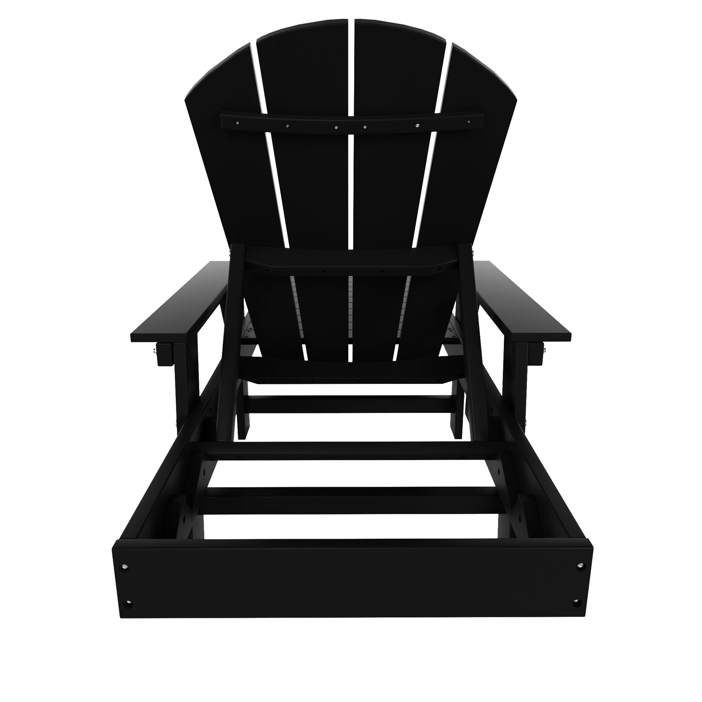 Chatham All-Weather Outdoor Adirondack Reclining Sun Lounger With Arms Rests & Wheels