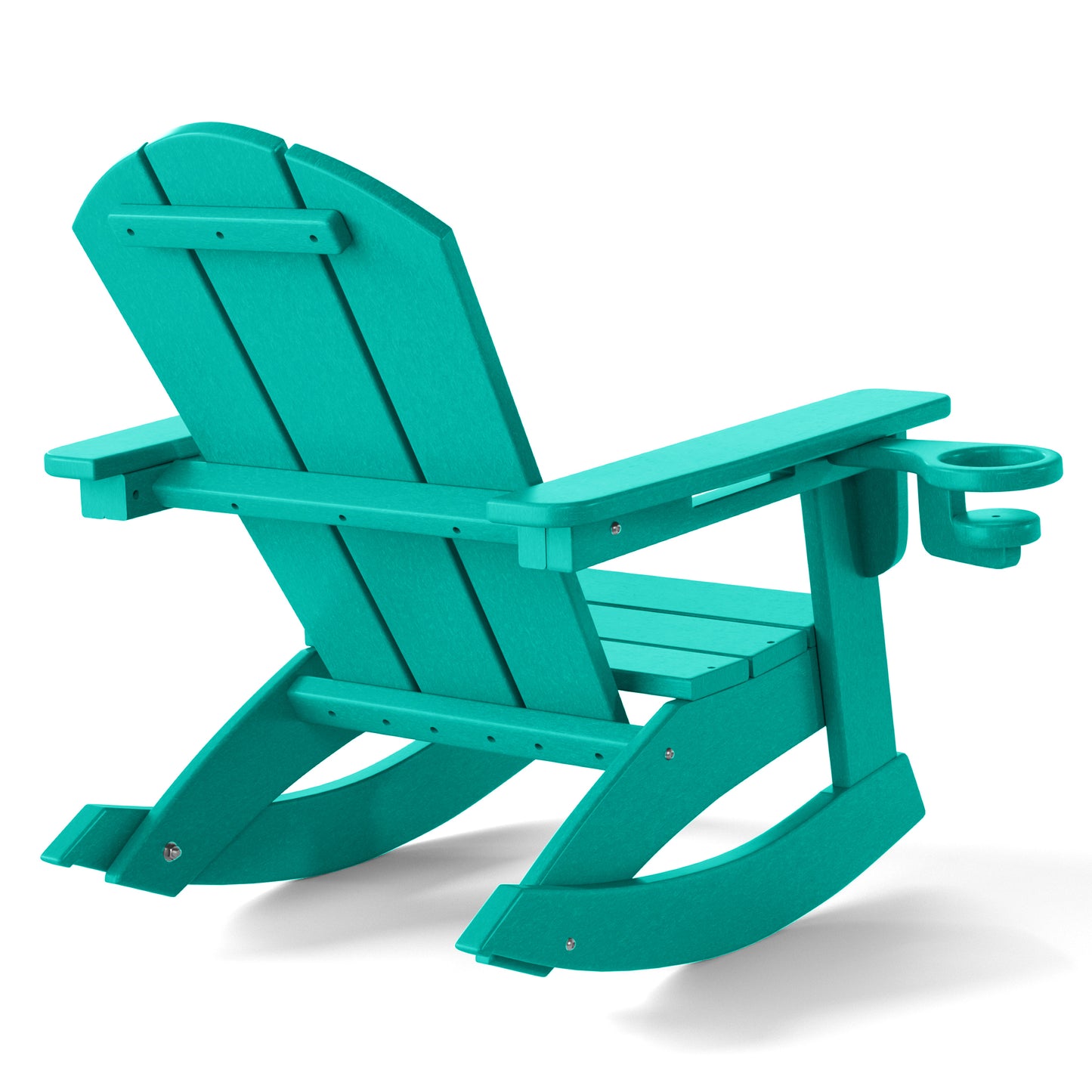 Tiny Terraces Kids Adirondack Rocking Chair with Cup Holder (Set of 2)