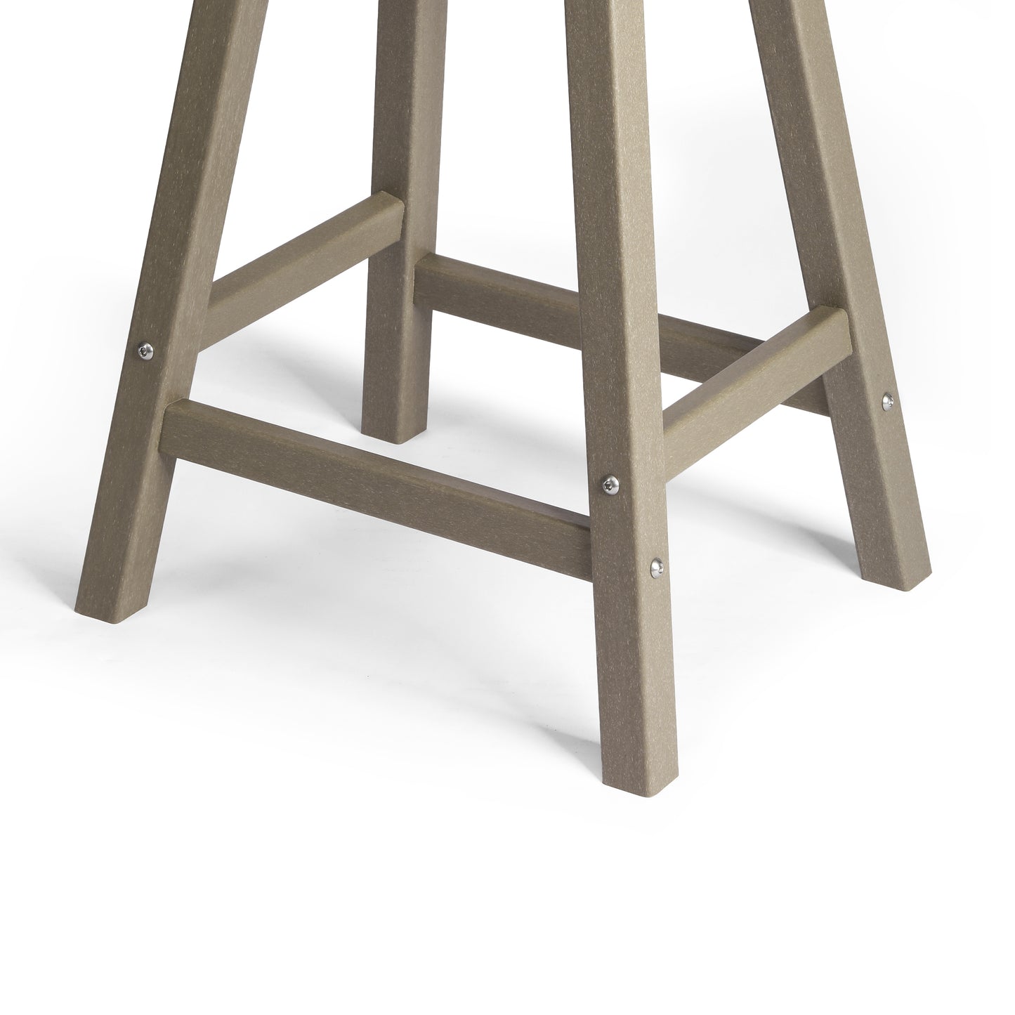 Stockholm All-Weather Outdoor Saddle Counter Stool (24" Height)