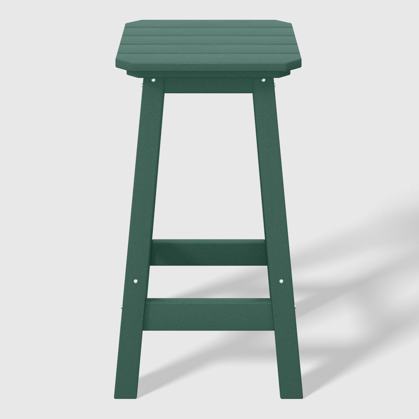Stockholm  All-Weather Outdoor Square Counter Stool (24" Seat Height)