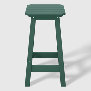 Stockholm  All-Weather Outdoor Square Counter Stool (24" Seat Height)