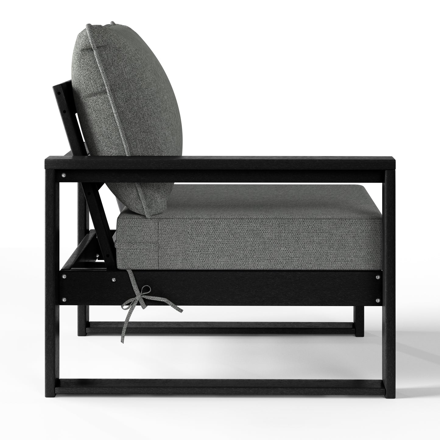 Signature All-Weather Outdoor Modular Patio Deep Seating Left Arm Chair (Left Arm Sectional Seat)