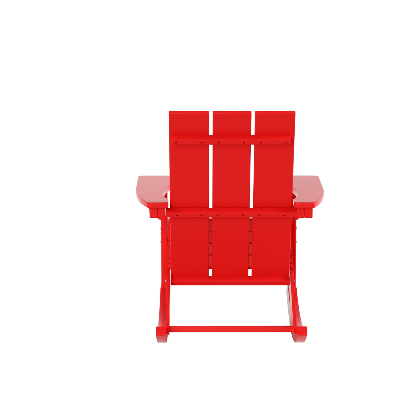 Malibu Modern All-Weather Outdoor Rocking Adirondack Chair