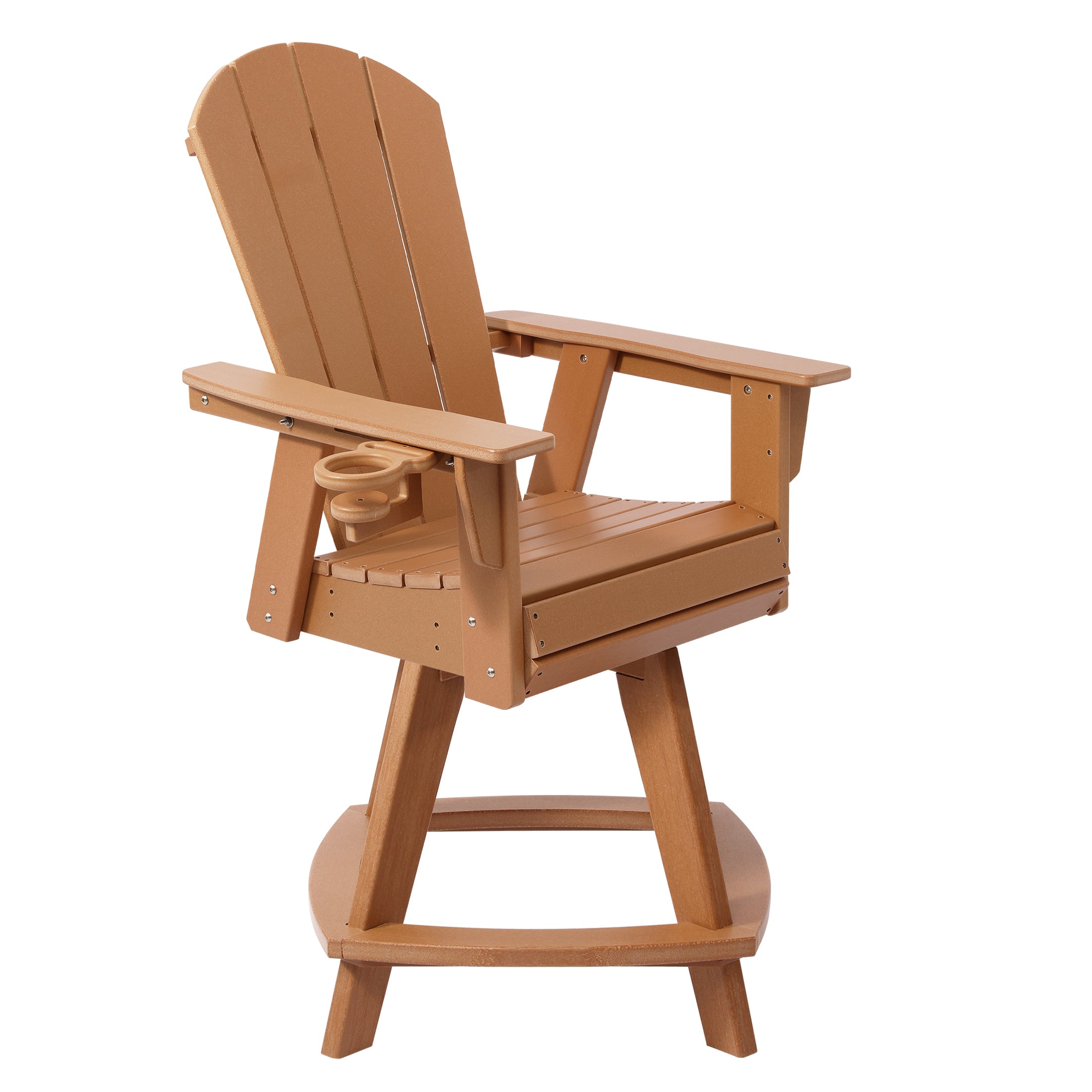 Chatham Adirondack Swivel Counter Chair with Cup Holder