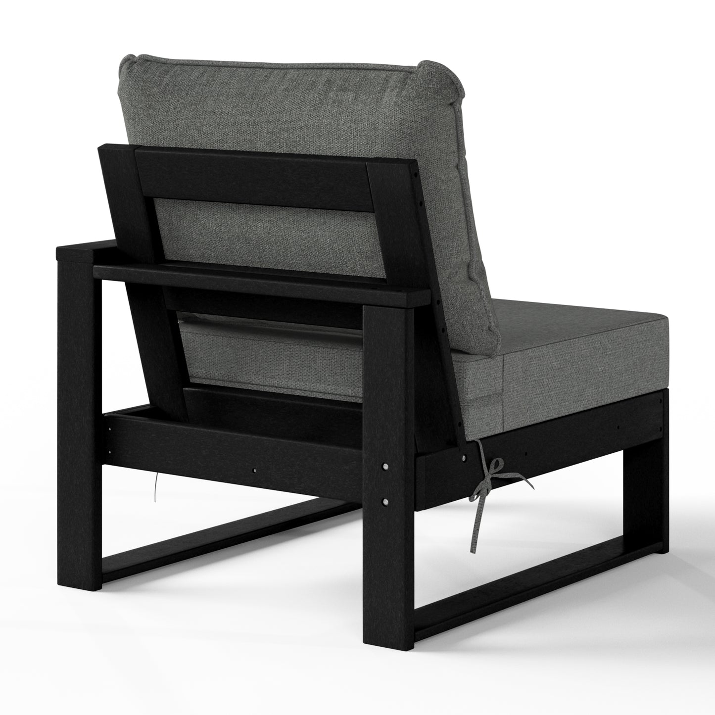 Signature All-Weather Outdoor Modular Patio Deep Seating Right Arm Chair (Right Arm Sectional Seat)