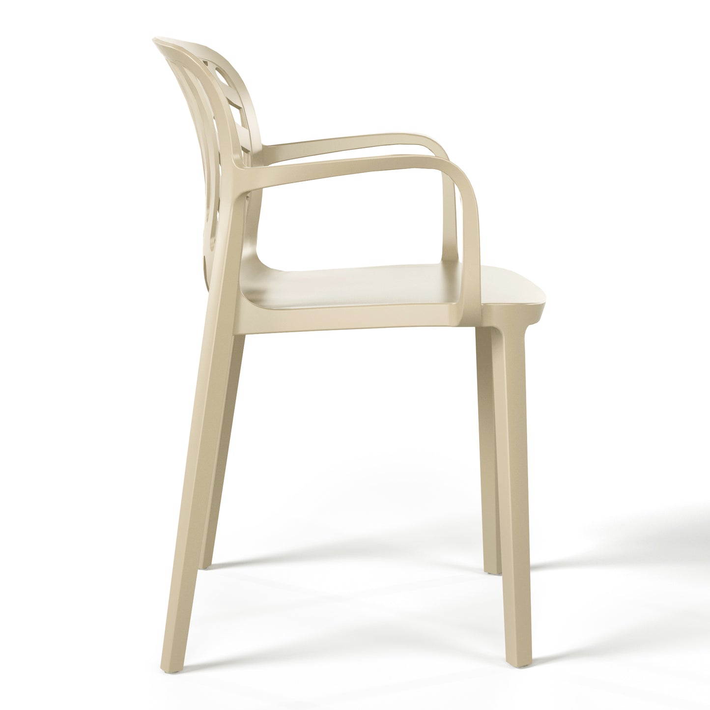 Polyform Stacking Dining Arm Chair (Set of 2)