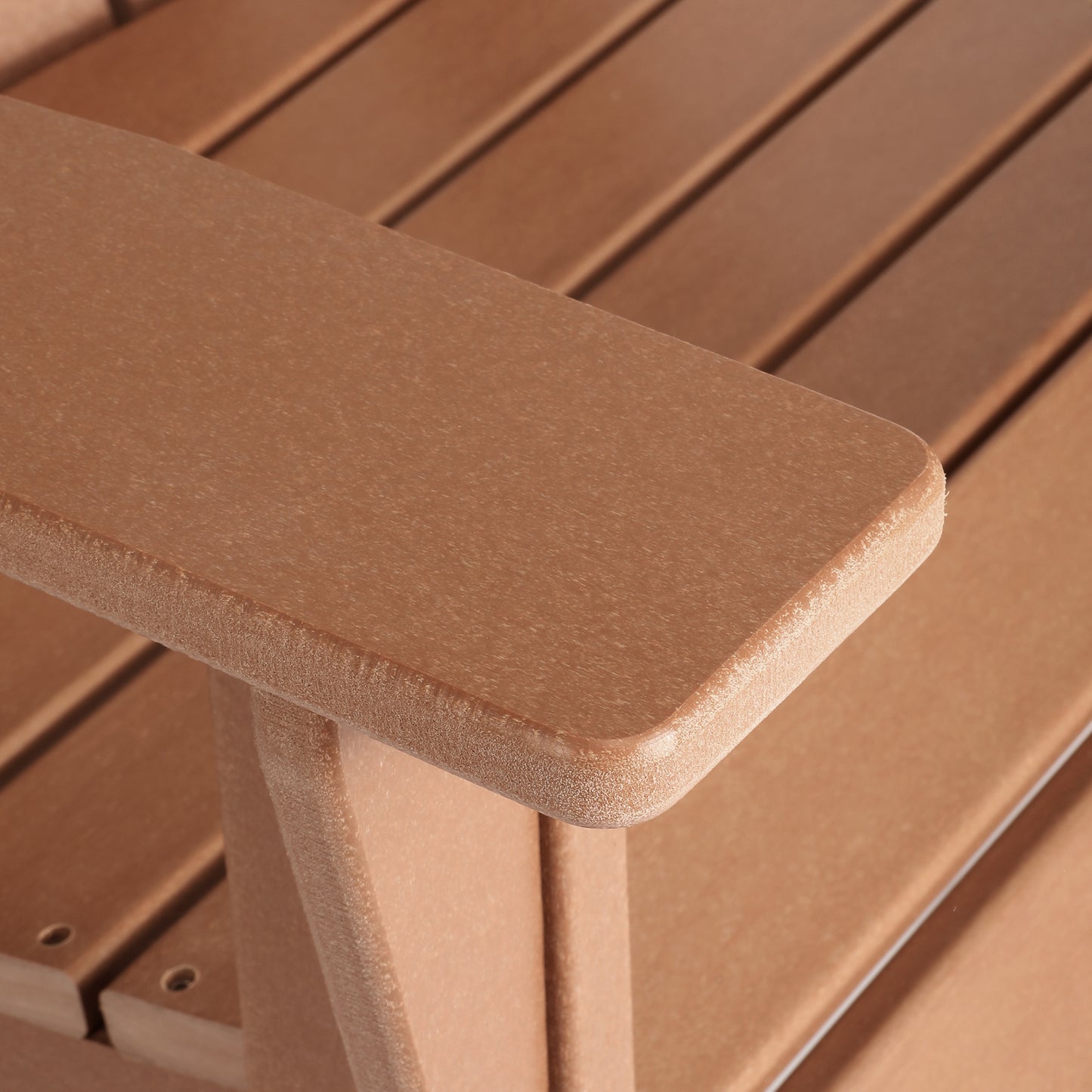 Malibu Modern All-Weather Outdoor Contoured Adirondack Dining Chair