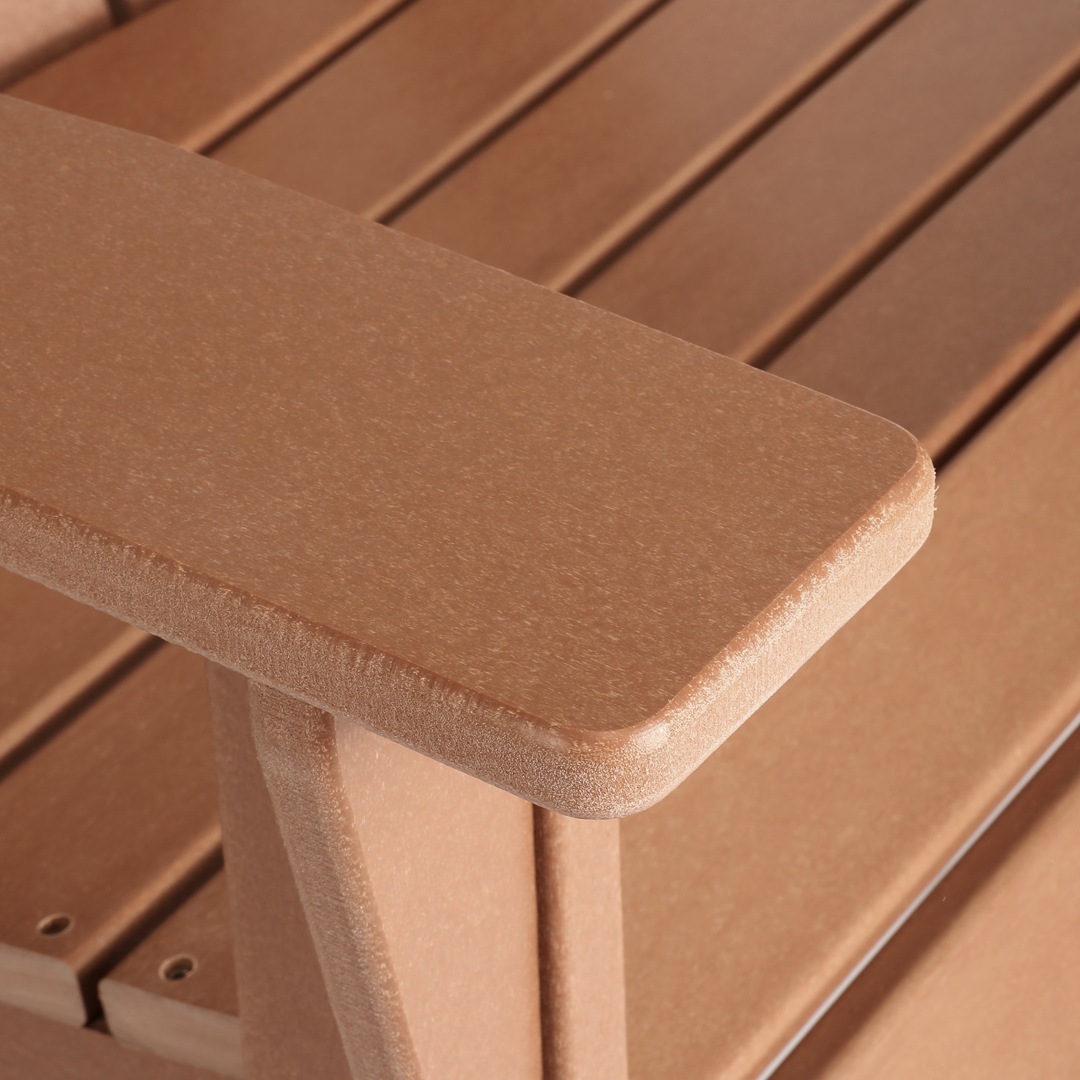 Malibu Modern All-Weather Outdoor Contoured Adirondack Dining Chair