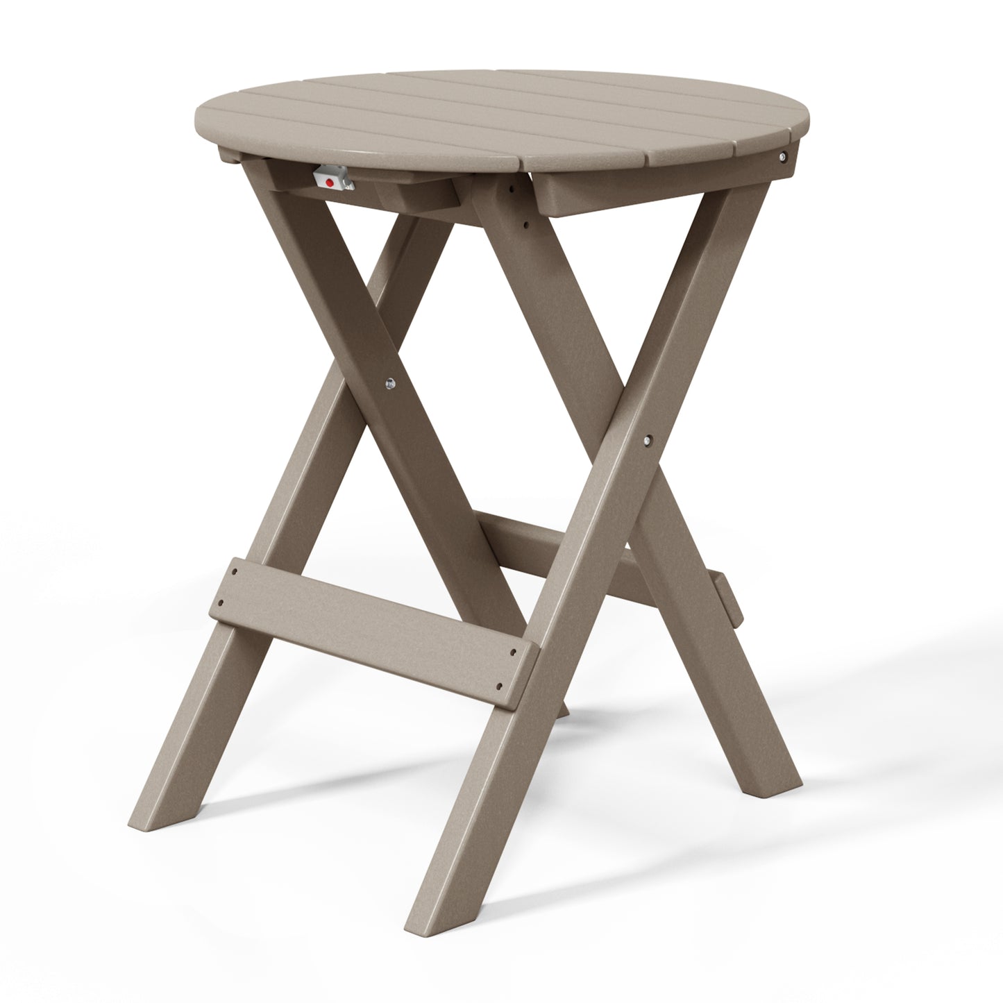 Tuscany All-Weather Outdoor Patio Round Folding Dining Table (24" Top)