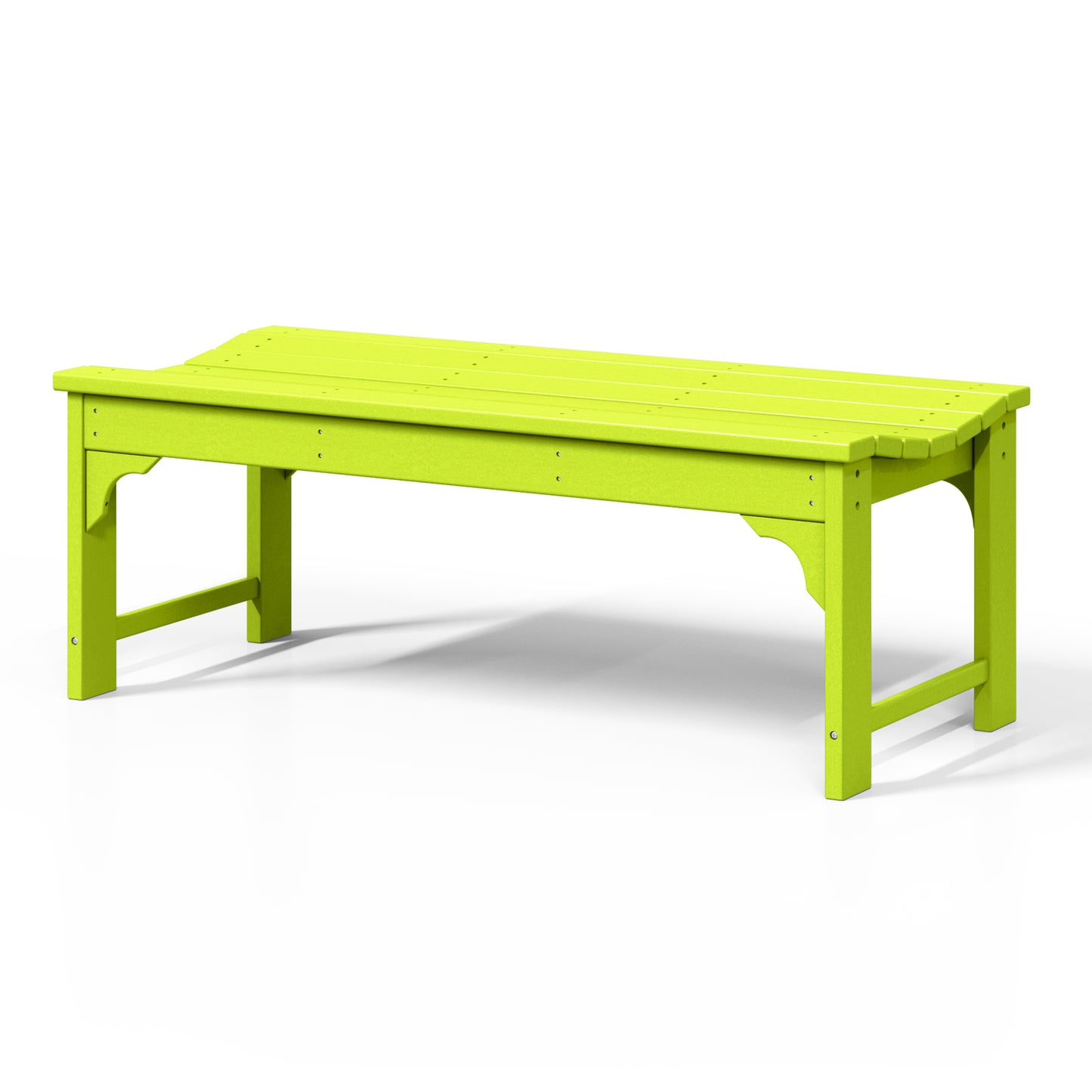 Concord All-Weather Outdoor Garden Backless Bench (46" Wide)