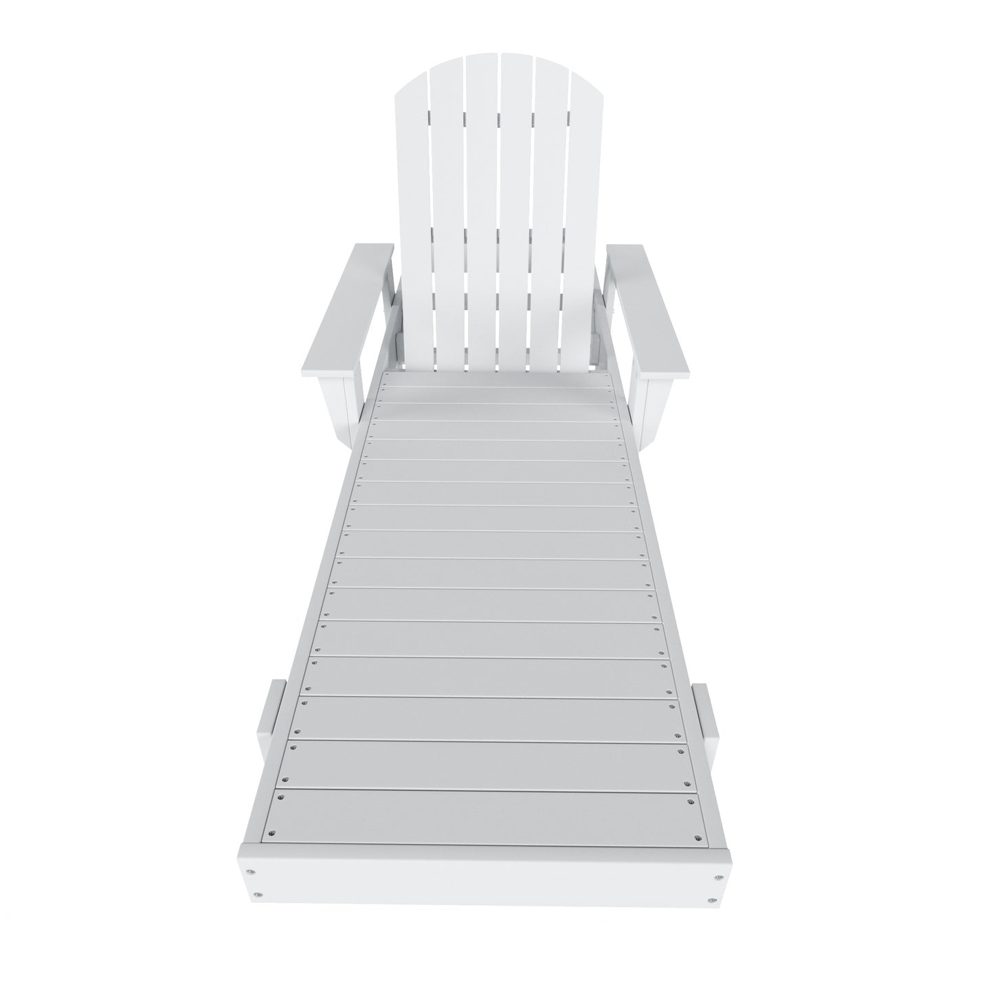 Westport Classic All-Weather Outdoor Adirondack Reclining Sun Lounger With Arms Rests