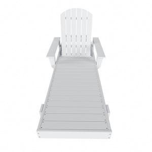 Westport Classic All-Weather Outdoor Adirondack Reclining Sun Lounger With Arms Rests