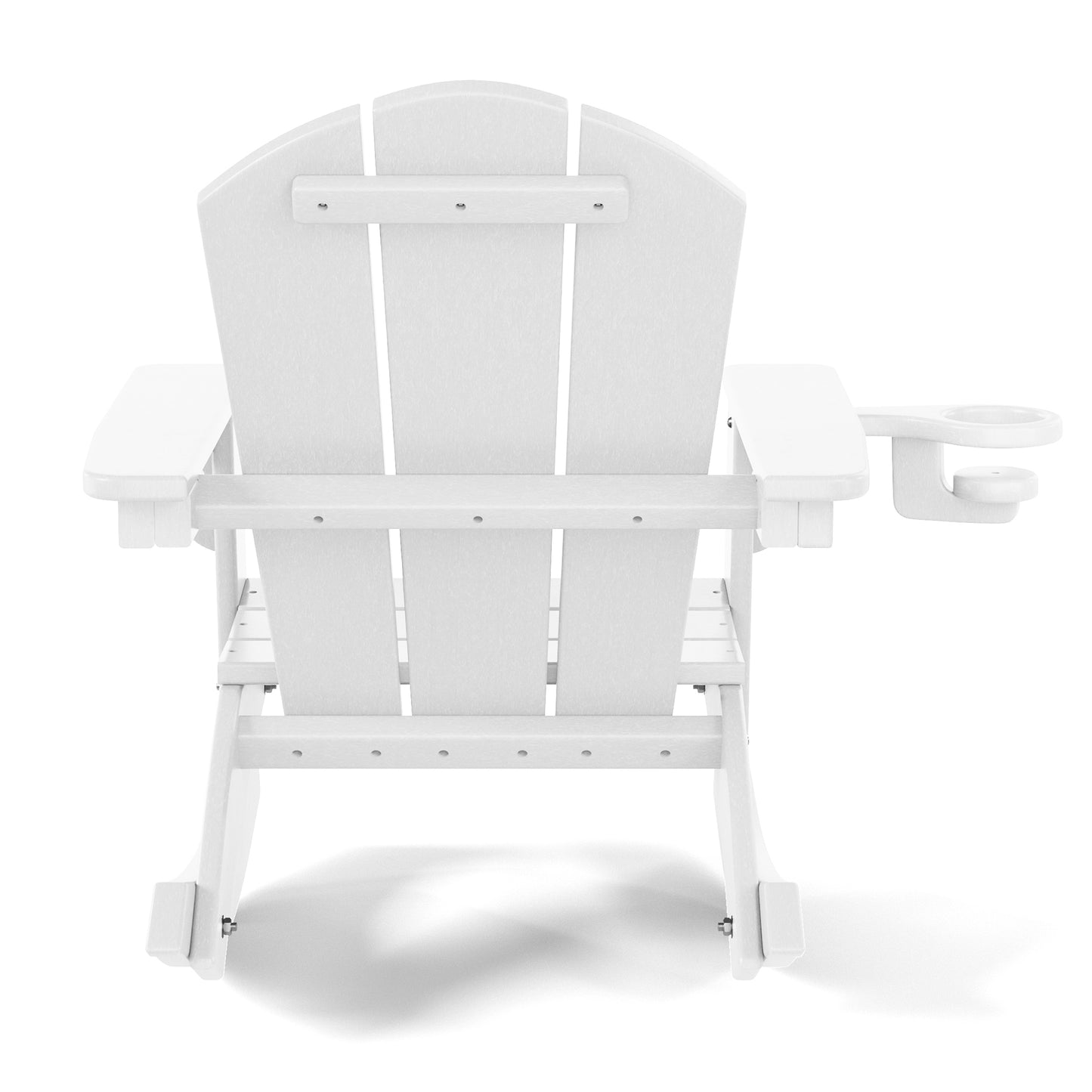 Tiny Terraces Kids Adirondack Rocking Chair with Cup Holder (Set of 2)