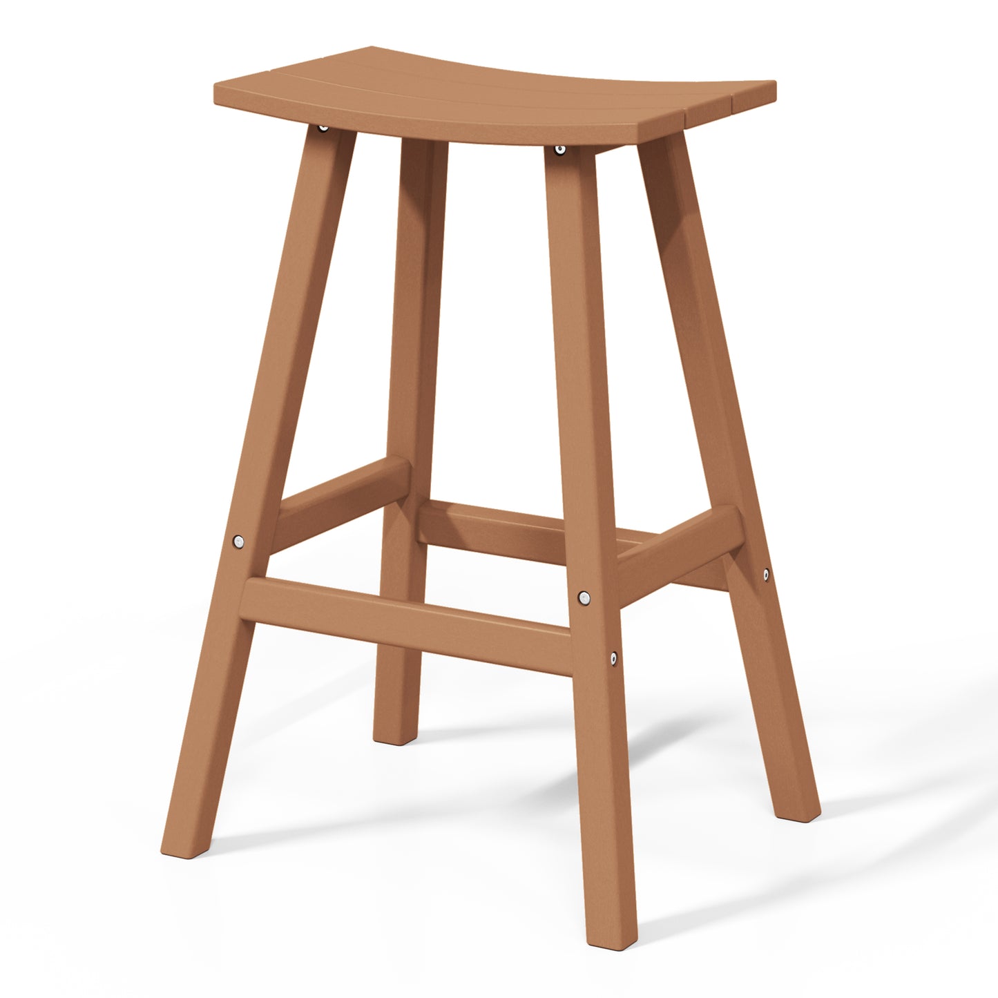 Stockholm All-Weather Outdoor Saddle Bar Stool (29" Height)
