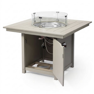 Sedona Square 42" Dining Fire Pit Table