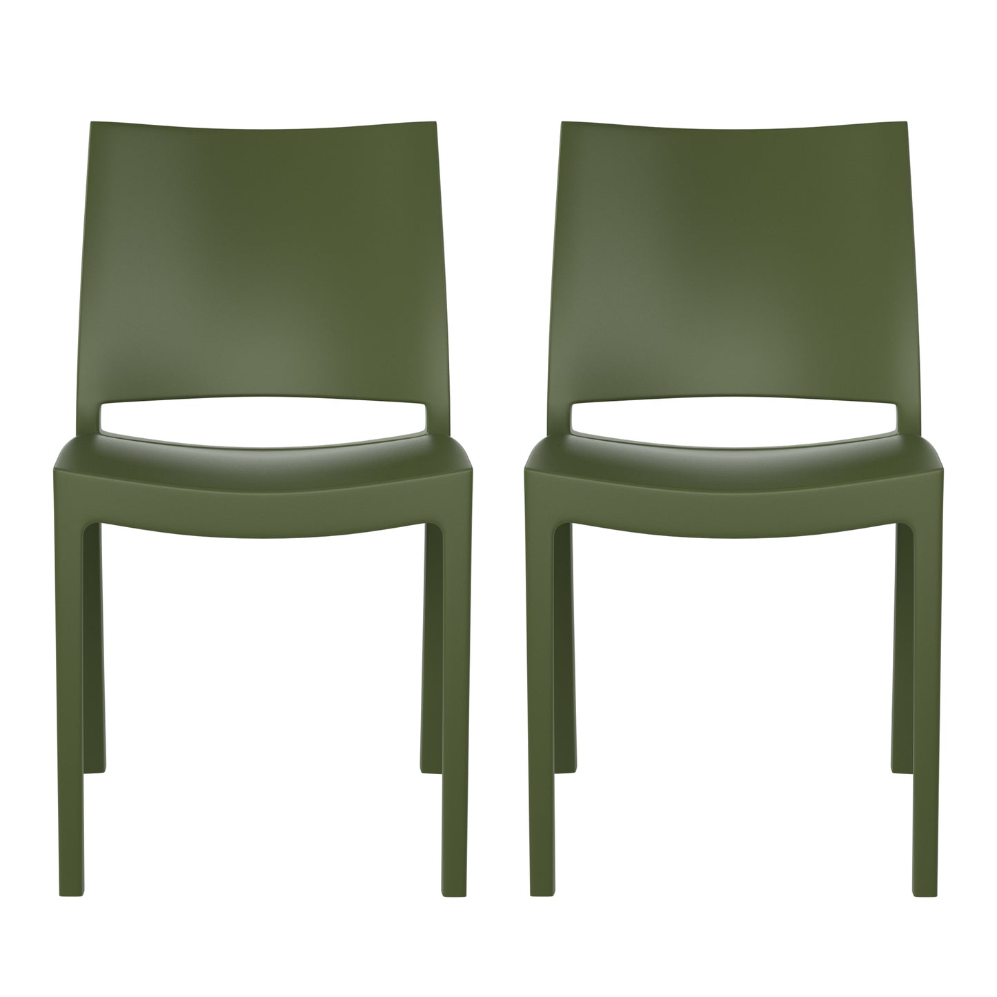 Polyform Stacking Dining Side Chair (Set of 2)