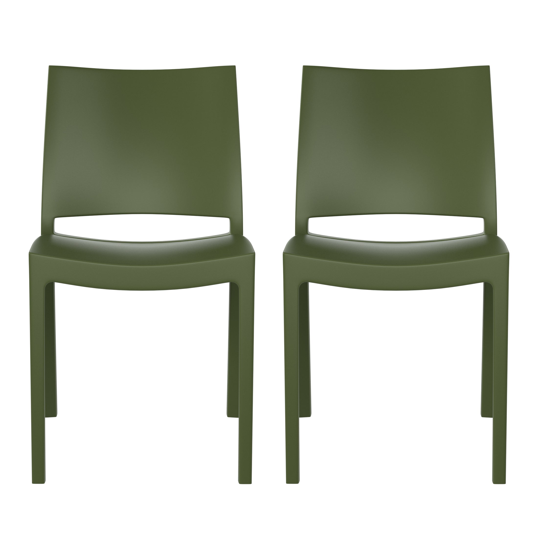 Polyform Stacking Dining Side Chair (Set of 2)