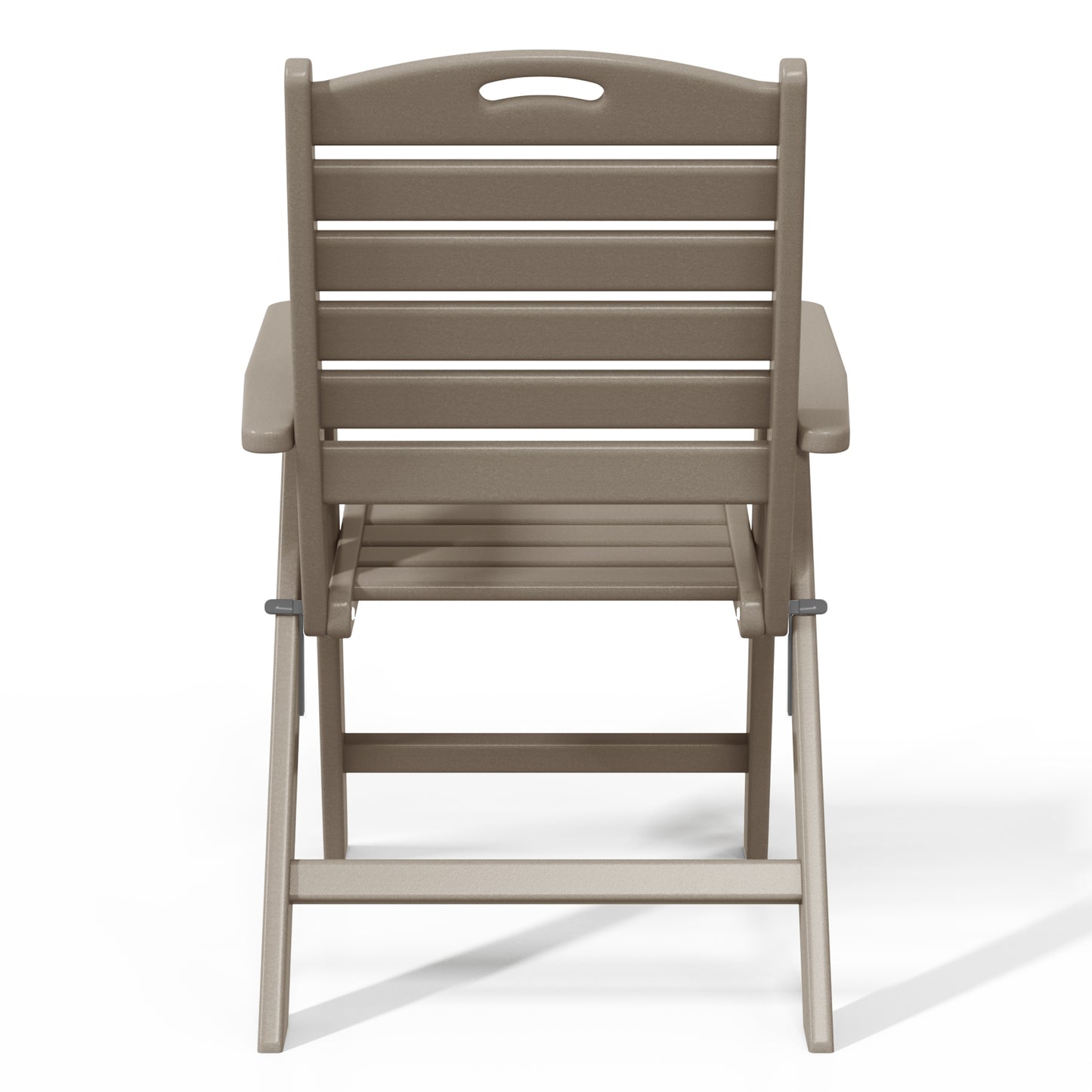 Aarhus All-Weather Outdoor Patio Folding Tall Back Dining Chair (38" High)