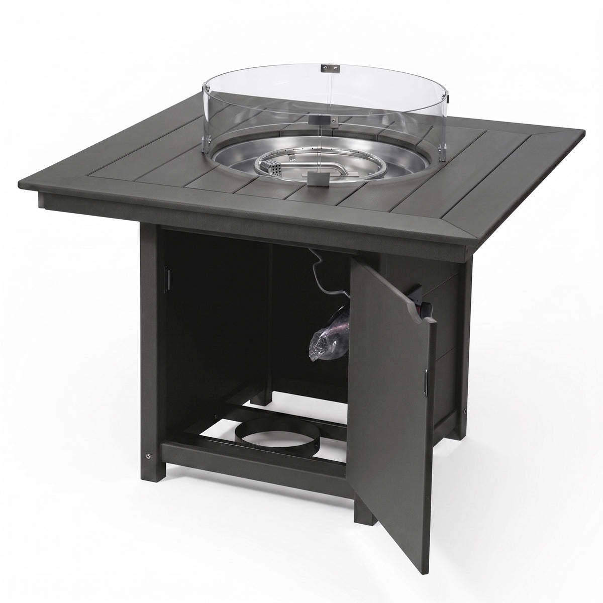 Sedona Square 42" Dining Fire Pit Table