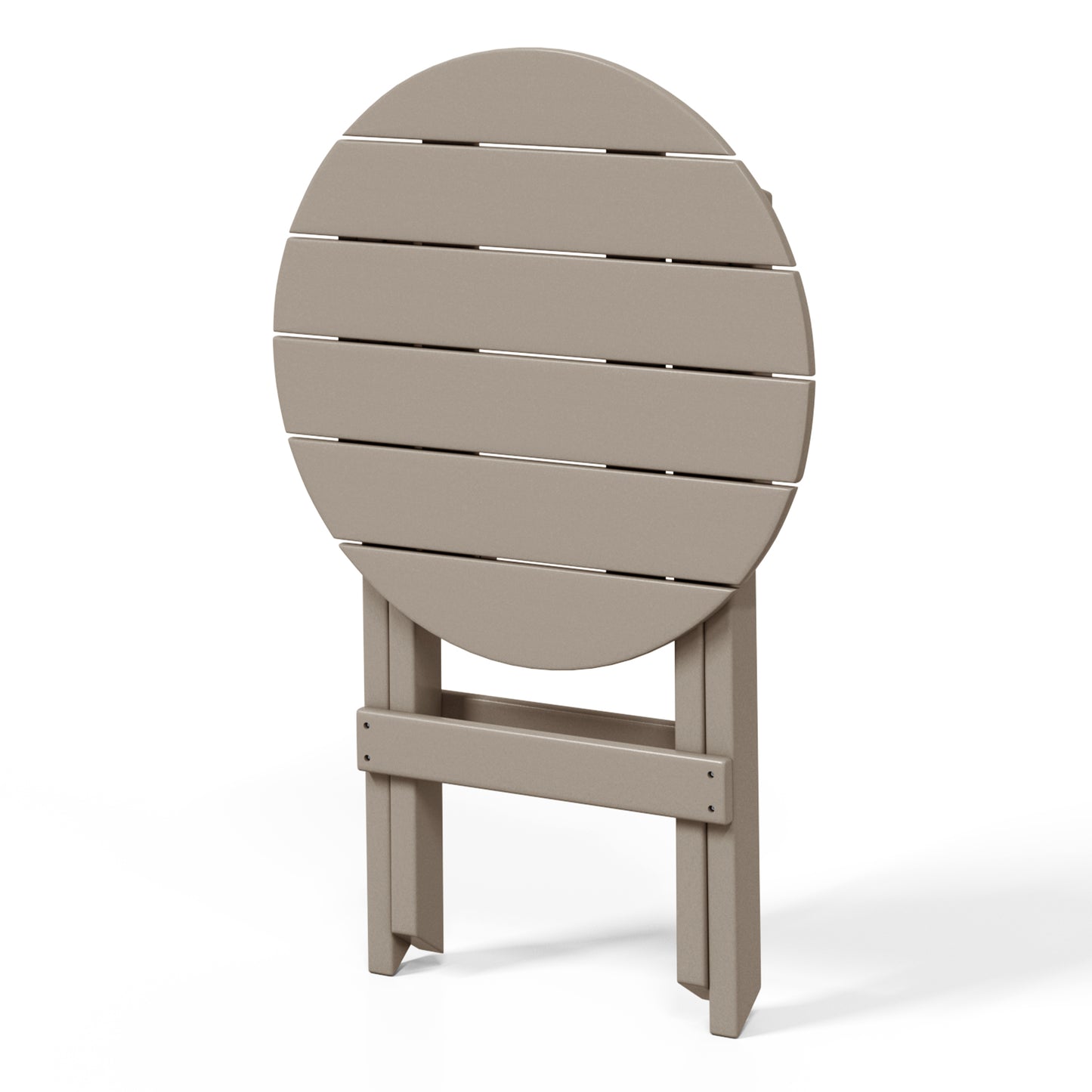 Tuscany All-Weather Outdoor Patio Round Folding Dining Table (24" Top)