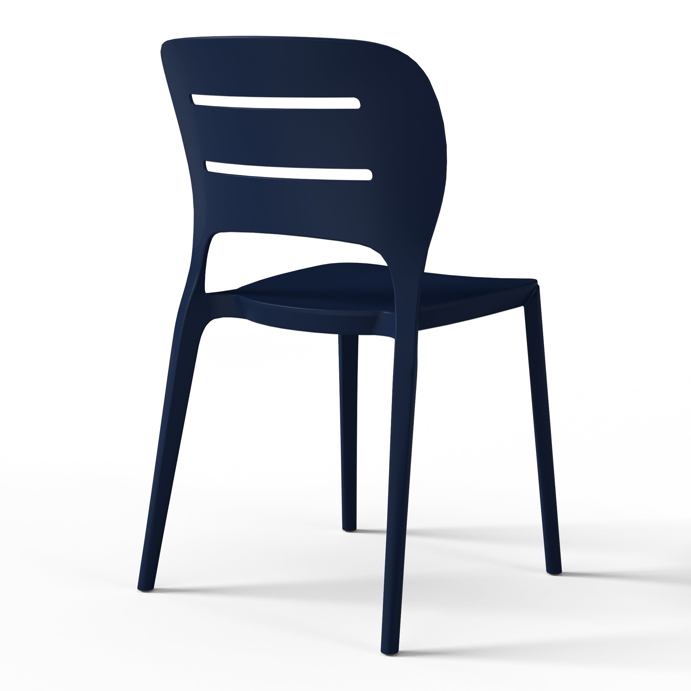 Patio Stacking Dining Side Chair (Set of 2)