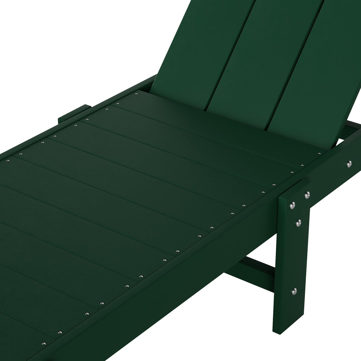 Malibu Modern All-Weather Outdoor Reclining Sun Lounger With Wheels