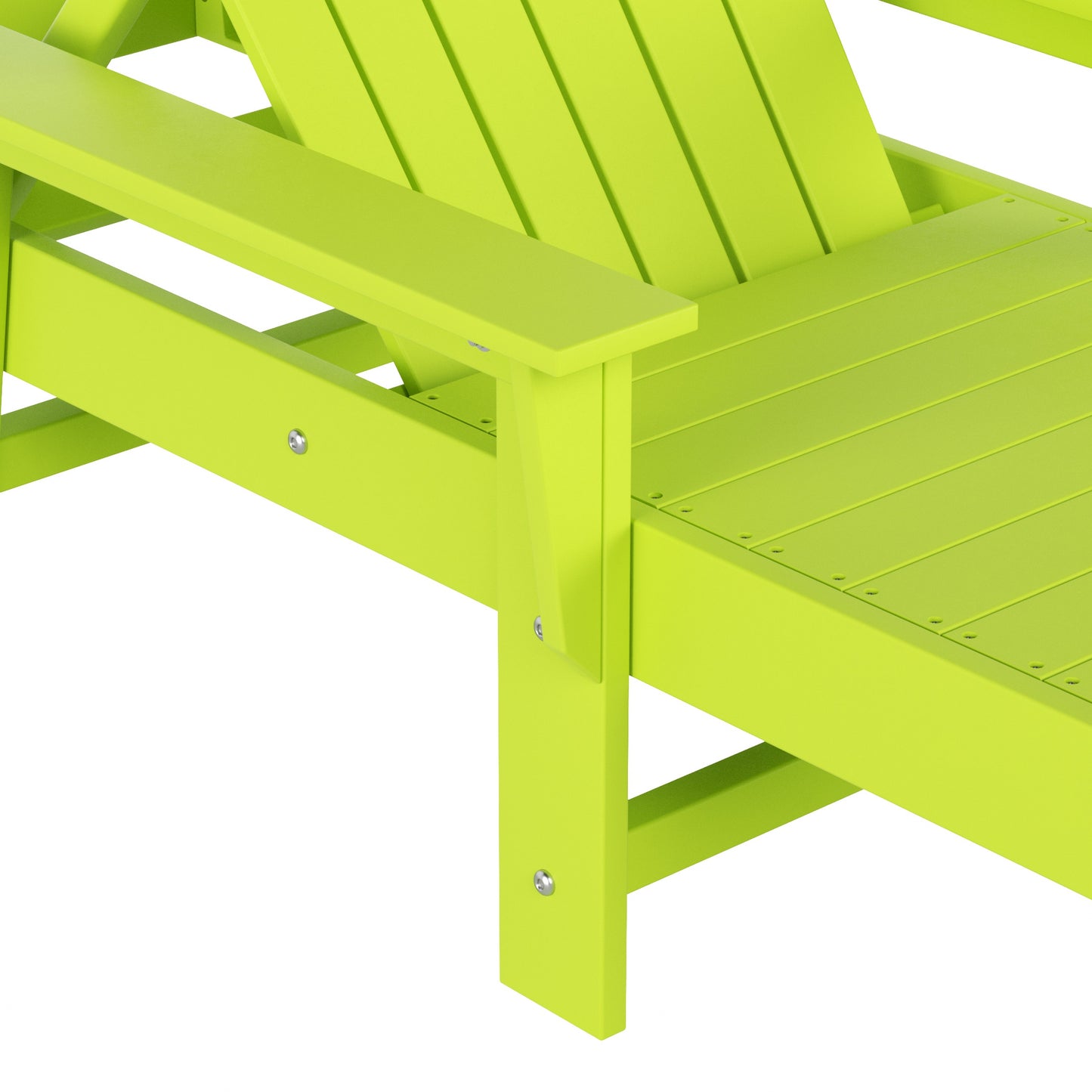 Westport Classic All-Weather Outdoor Adirondack Reclining Sun Lounger With Arms Rests