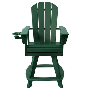 Chatham Adirondack Swivel Counter Chair with Cup Holder