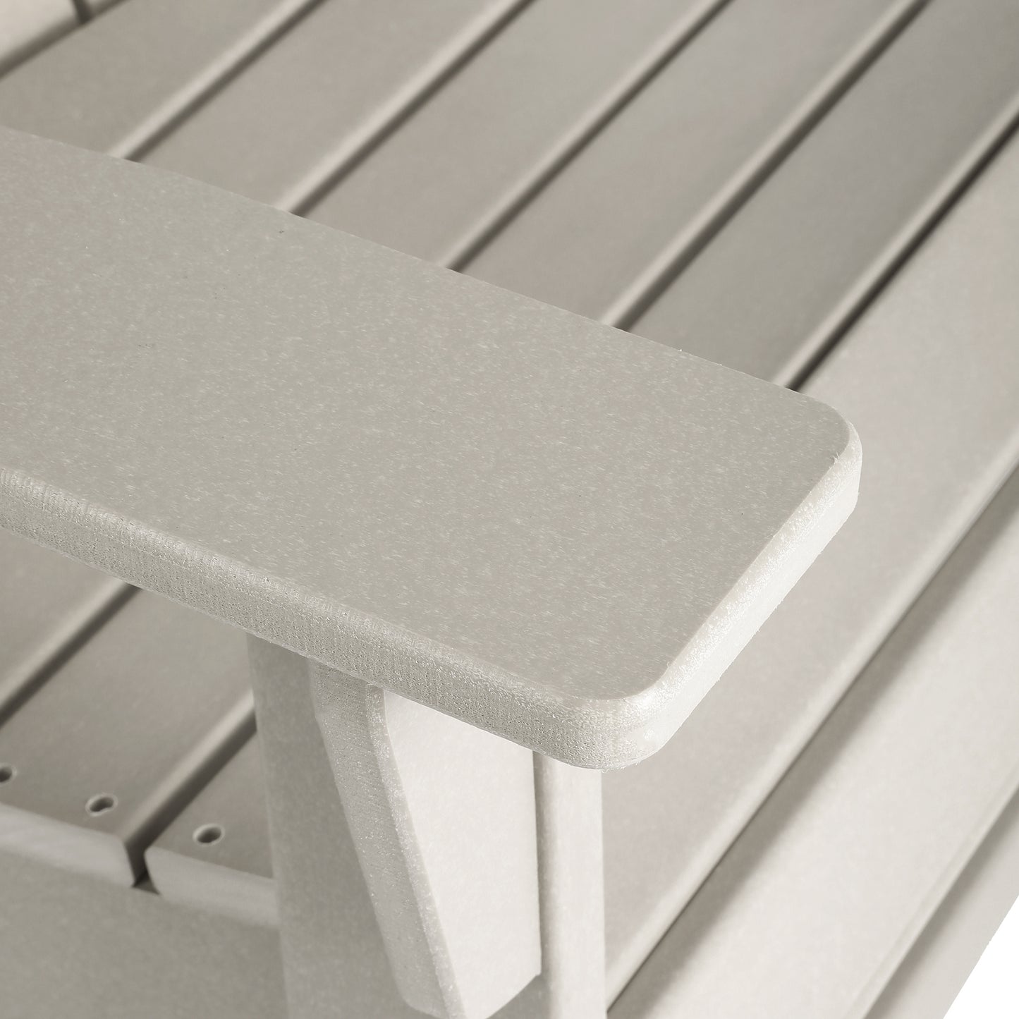 Malibu Modern All-Weather Outdoor Contoured Adirondack Dining Chair