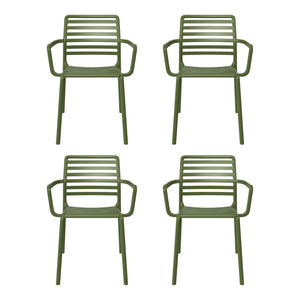 Polyform Stacking Dining Arm Chair (Set of 4)
