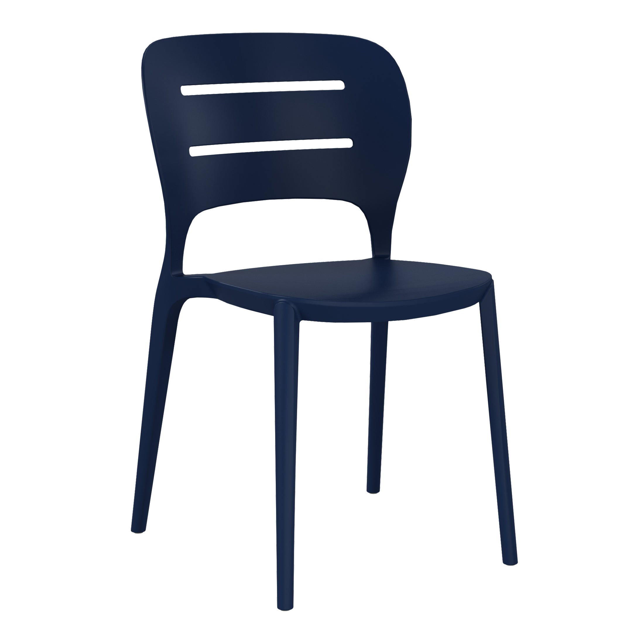 Patio Stacking Dining Side Chair (Set of 4)