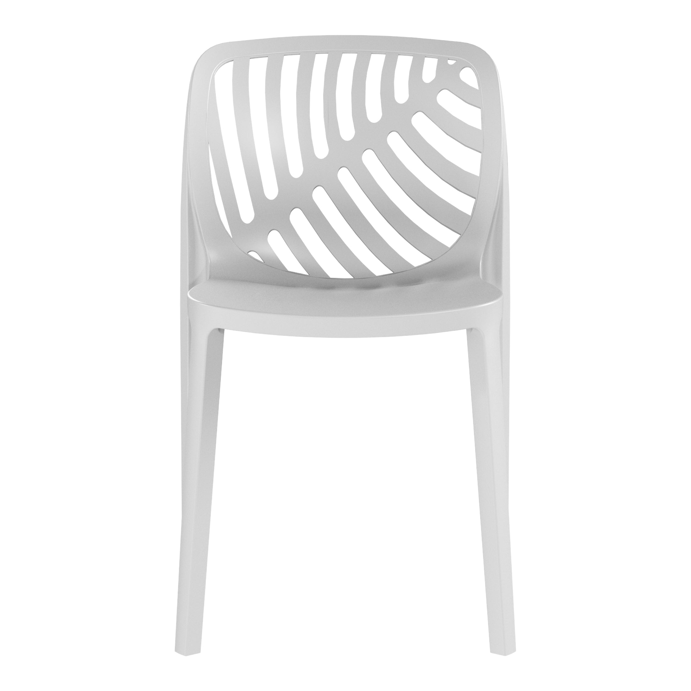 Patio Stacking Dining Side Chair (Set of 2)