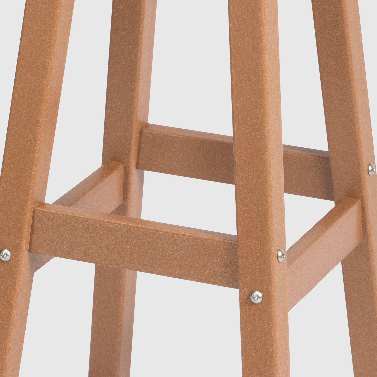 Stockholm All-Weather Outdoor Square Bar Stool (29" Height)