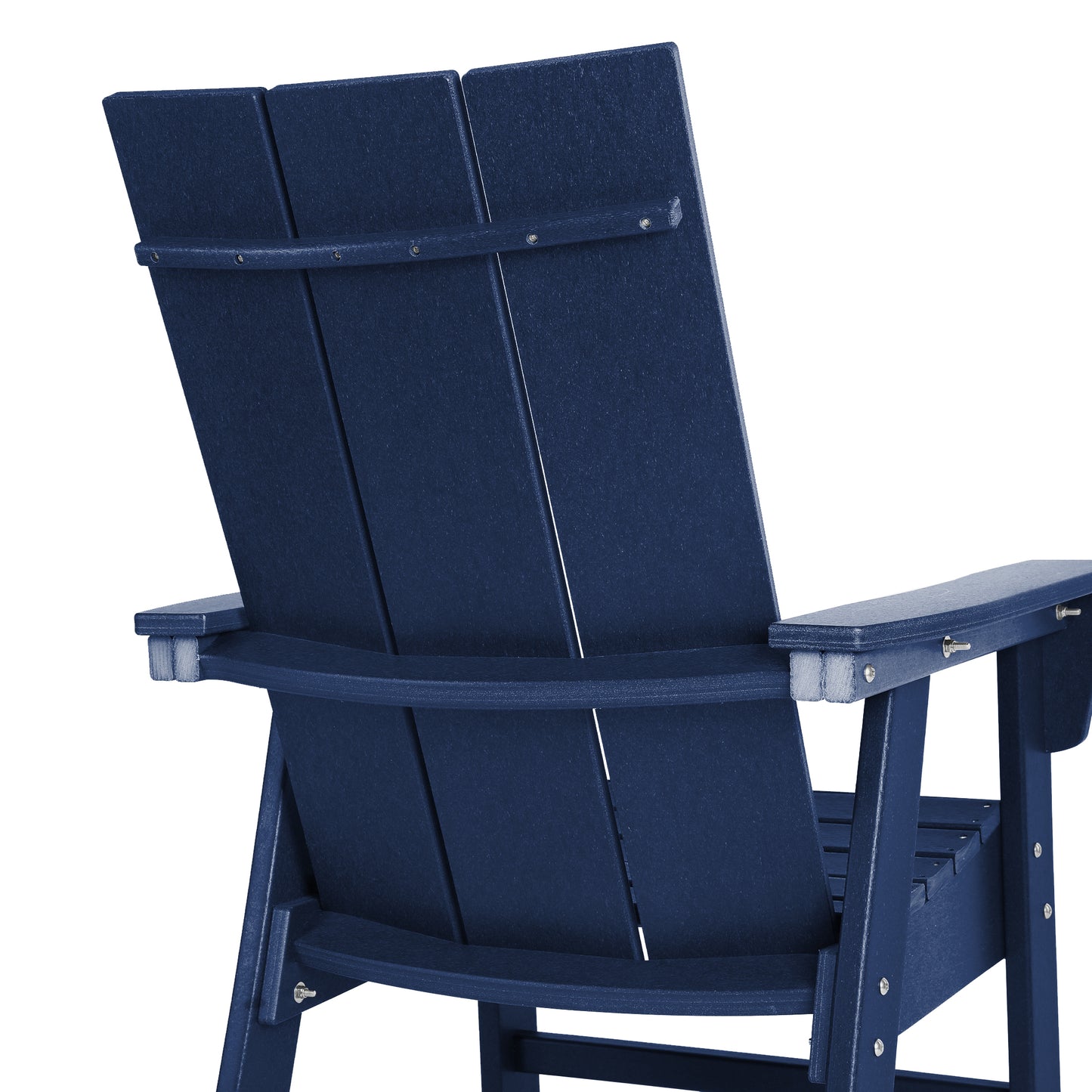 Malibu Modern All-Weather Outdoor Contoured Adirondack Dining Chair