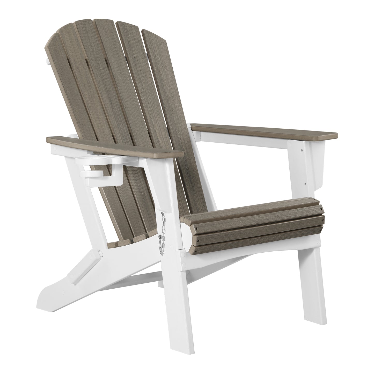 Heritage Ridge Folding Adirondack Chair With Cup Holder