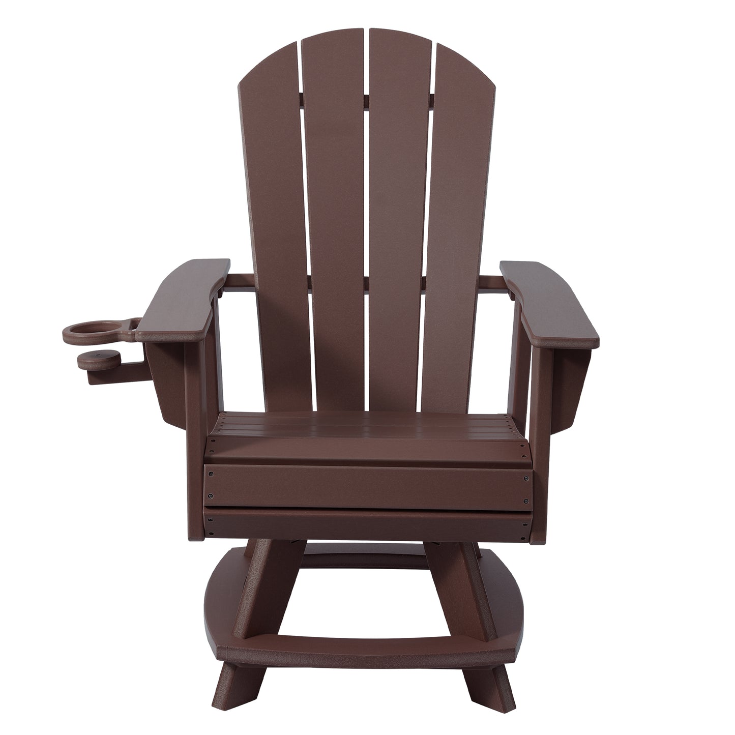 Adirondack Swivel Dining Chair with Cup Holder With Cup Holder