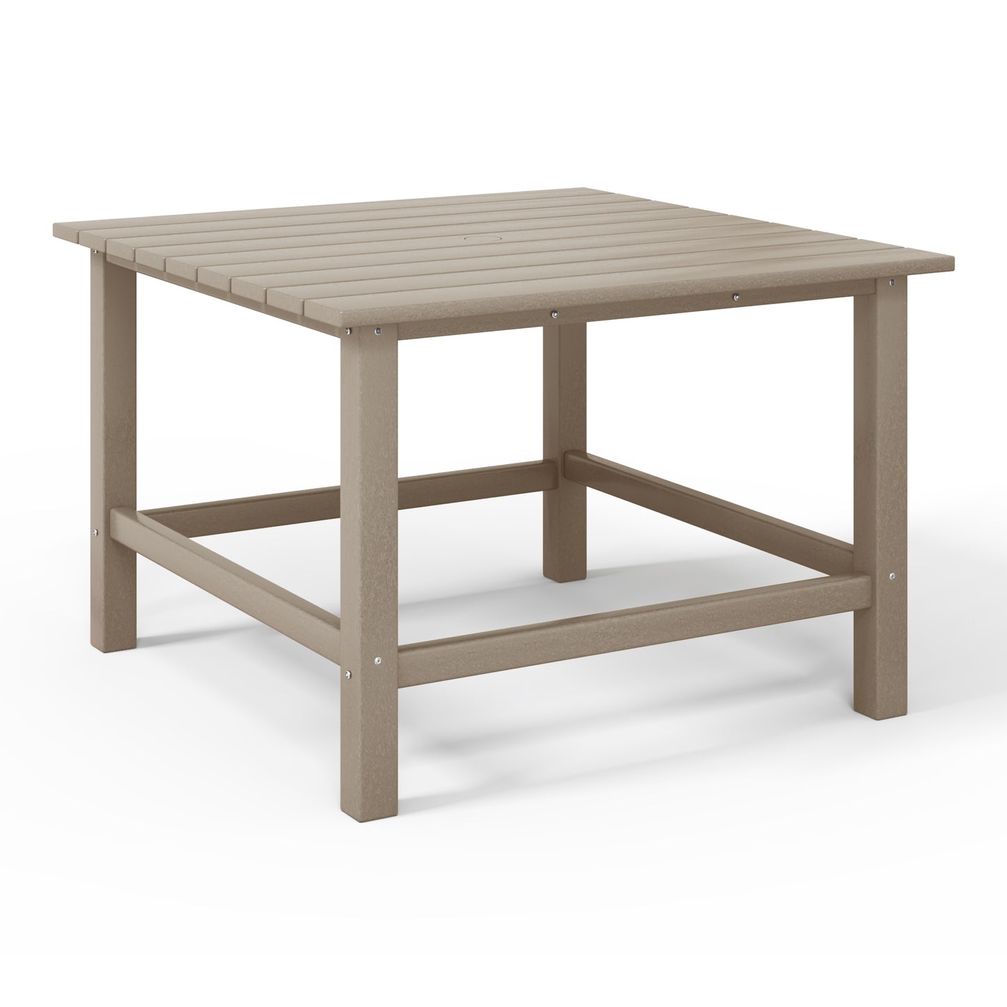 Tiny Terraces Kids' All-Weather Outdoor Square Dining Table (31" Top)