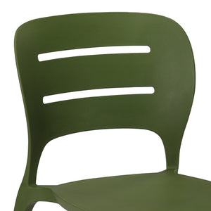 Patio Stacking Dining Side Chair (Set of 4)